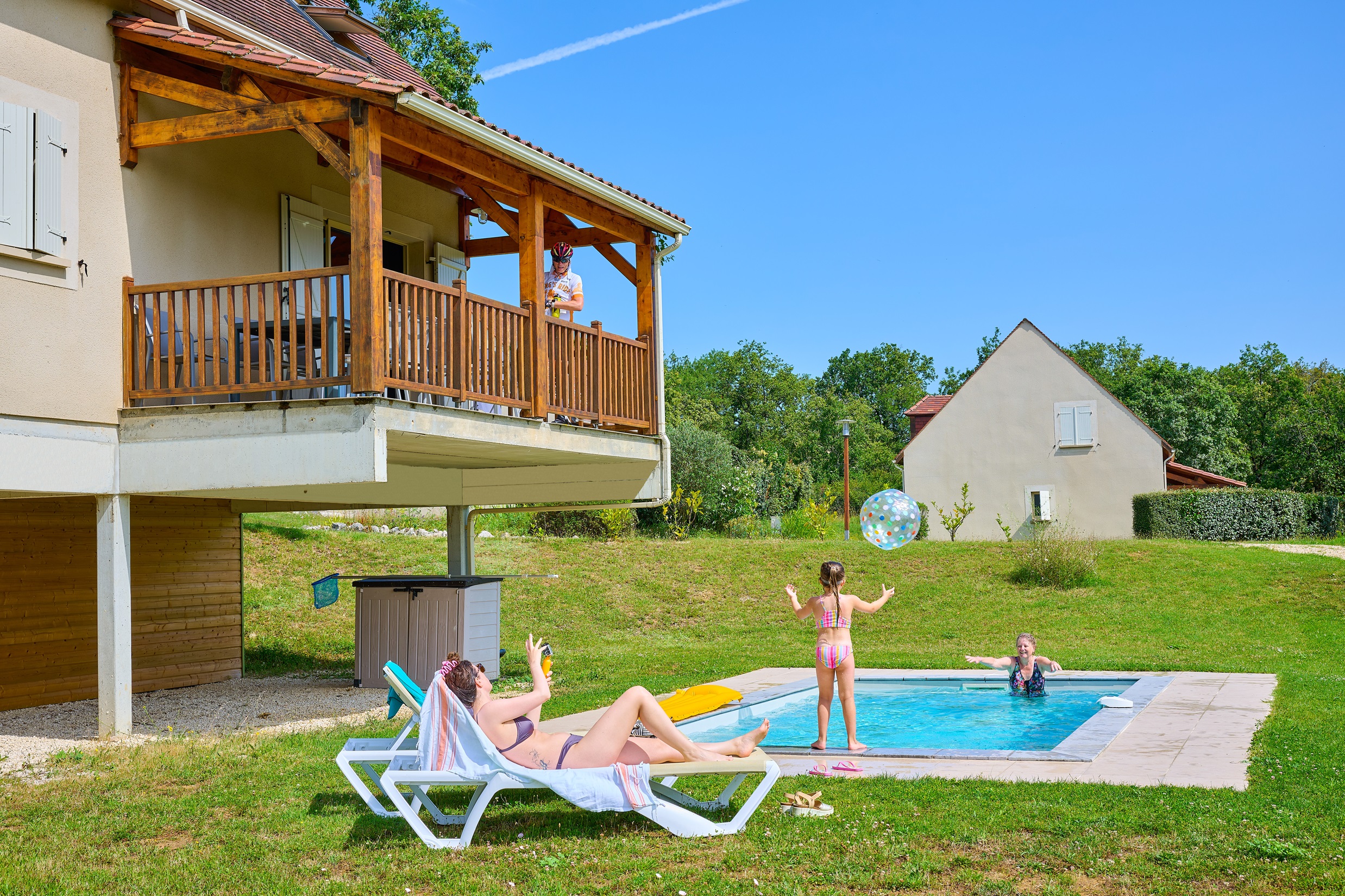 Domaine de Lanzac 14 1 Frankrijk Dordogne vakantiepark luxe vakantiehuizen privézwembad restaurant