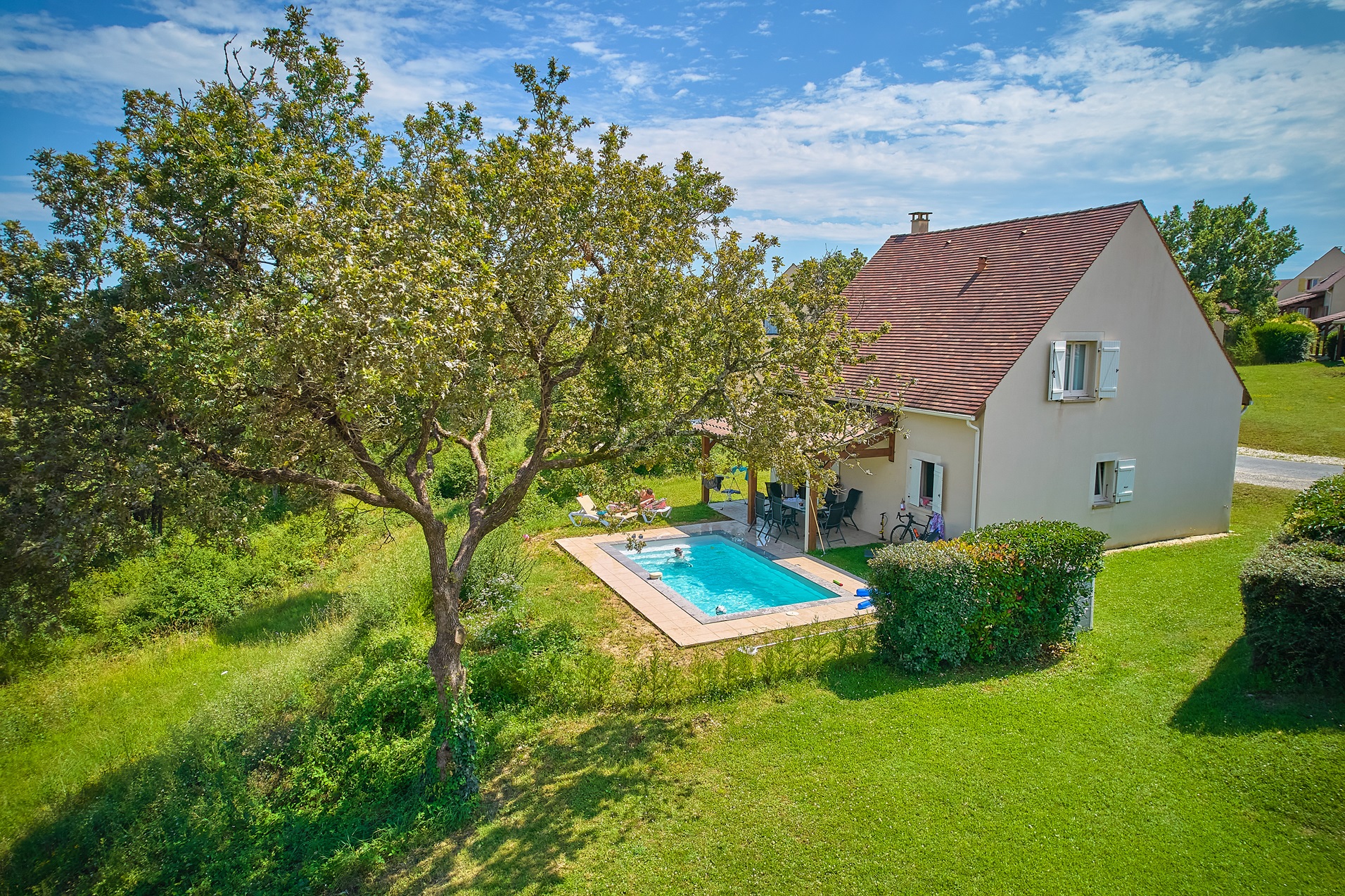 Domaine de Lanzac 18 4 Frankrijk Dordogne vakantiepark luxe vakantiehuis privézwembad restaurant